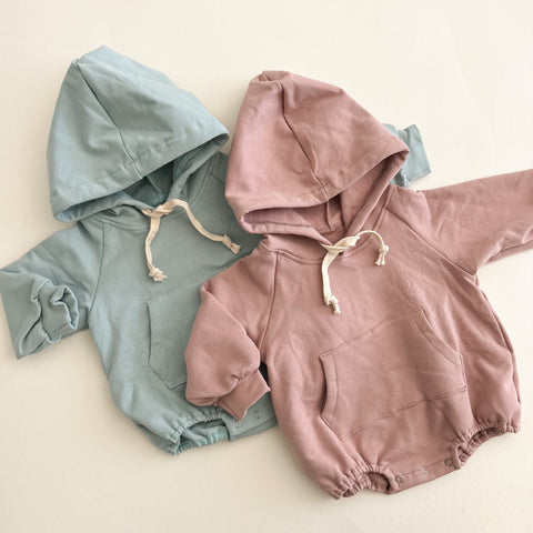 Hooded romper