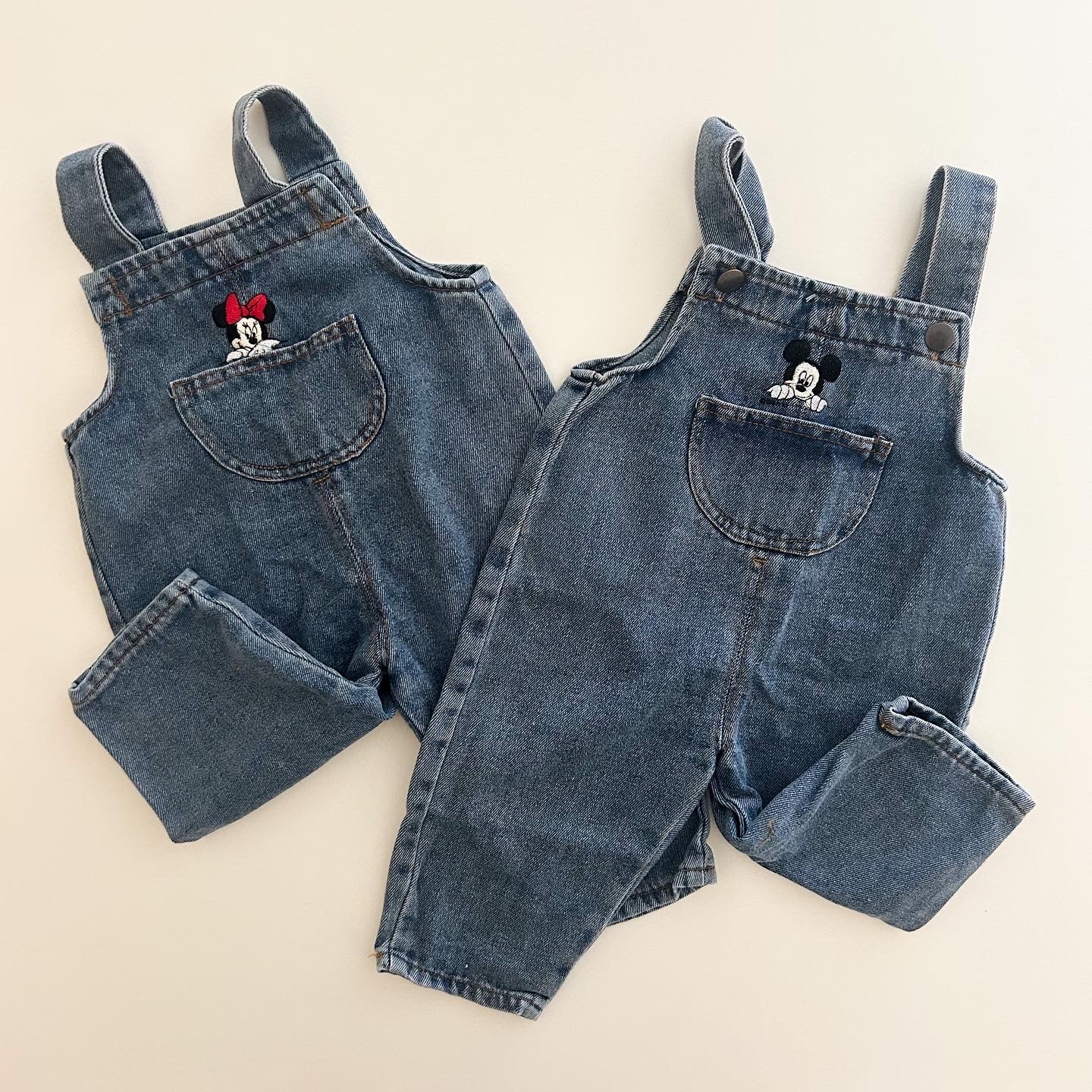 Denim overalls