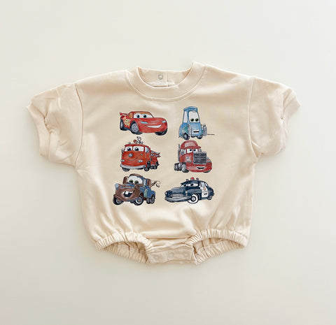 PRE-ORDER Cars romper and shirt